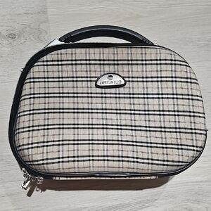 American Flyer Women's Travel Bag - Black and Cream Plaid
